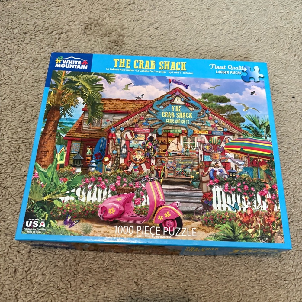 The crab shack white mountain puzzle 1,000 pieces